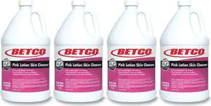 Betco Pink Lotion Skin Cleanser, Clean Bouquet, 1 gal Bottle