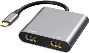 4XEM USB C Dock 2 X HDMI USB 2.0 USB C Power Delivery 4K 4XUSBCHUB07