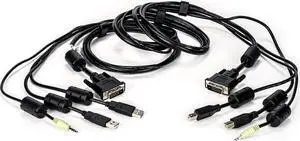 VERTIV 6ft KVM Cable for KVM Switch USB Audio DVI-D Single-Link CBL0146