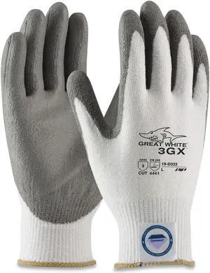PIP 19-D322/L Cut-Resistant Coated Gloves, Cut Level A3 ,Dipped ,Polyurethane