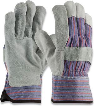 PIP 84-7532/L Gloves,Leather Palm,B/C Grade,Blue,L,PR