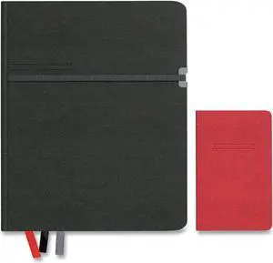 Tru Red Mastery with Pocket Journal, Narrow Rule, Black/Red, EA (TUD24421811)