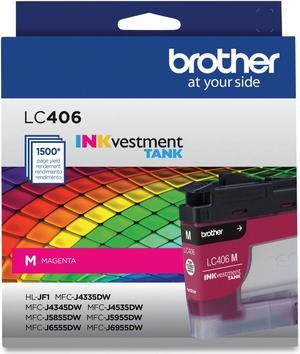 Brother LC406MS INKvestment Ink 1500 Page-Yield Magenta