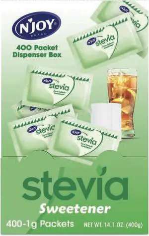 Stevia Artificial Sweetener 0.4 oz. 400 Packets/Box 83221