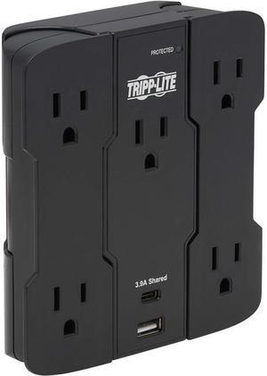 Safe-IT Surge Protector 5-Outlet USB-A/USB C 5-15P Antimicrobial