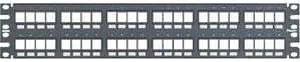 Panduit PDTNKPP48FMY 48-port flush mount modular patch panel