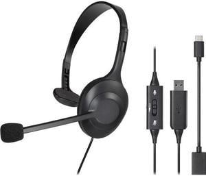 Audio-Technica ATH-101USB USB Connector Single-Ear USB Computer Headset