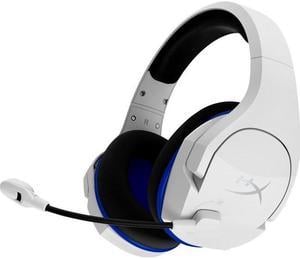 HyperX Cloud Stinger Core - Wireless Gaming Headset, for PS4, PS5, PC, Lightweight, Durable Steel Sliders, Noise-Cancelling Microphone - White