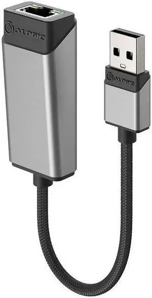 ALOGIC Ultra USB-A Male to RJ45 Gbit Ethernet Female Adapter ULAGESGR
