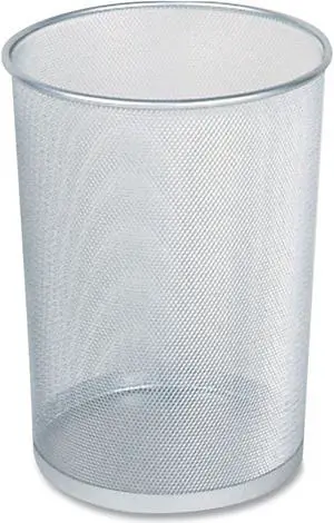 Rubbermaid Wastebasket,Round,5 gal.,Silver  FGWMB20SLV