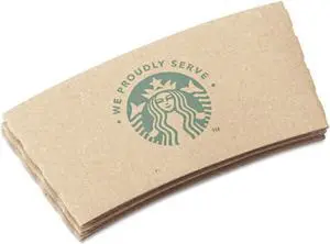 Cup Sleeves Fits 12 16 20 oz Hot Cups Kraft 1380/Carton 12420977