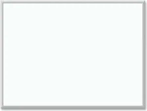U Brands Dry Erase Board 35" x 47" Melamine Silver Aluminum Frame White