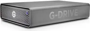 SanDisk Professional G-DRIVE Pro SDPH51J-012T-NBAAD 12 TB Desktop Hard Drive - 3.5" External - Space Gray - MAC Device Supported - USB 3.2 (Gen 1), Thunderbolt 3 - 7200rpm - 250 MB/s