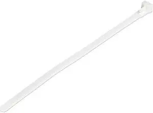 4XEM 100 Pack 6" Reusable Cable Ties White Medium Nylon/Plastic Zip Tie 4X6ZIPTIE100WR 4XEM 100 Pack 6" Reusable Cable Ties White Medium Nylon/Plastic Zip Tie 4X6ZIPTIE100WR