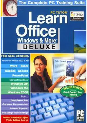 PC Tutor Learn Office Windows & More Deluxe