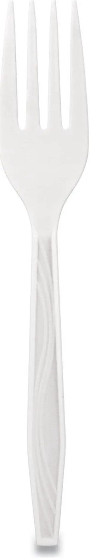 Berk Elegant Dinnerware Heavyweight Cutlery Fork White 500/Box 1072010