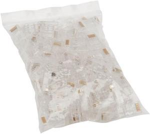 Tripp Lite Cat6 RJ45 Pass-Through UTP Modular Plug 100 Pack N232100UTP