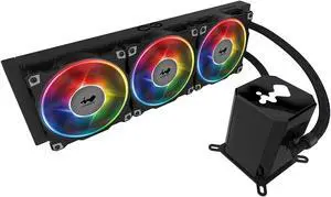 SR36 Twin Turbines Liquid CPU Cooler w/ 360mm Radiator, 3x 120mm Jupiter Fans, ARGB Controller