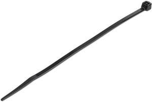StarTech 100 Pack 6" Cable Ties Black Medium Nylon/Plastic Zip Ties Adjustable Network Cable Wraps UL TAA CBMZT6B