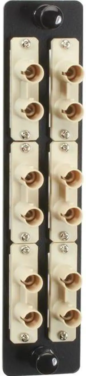 HIGH DENSITY ADAPTER PANEL BRONZE SLEEVES 6 ST DUPLEPAIRS BEIGE