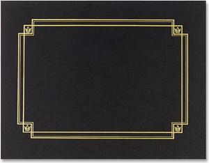 Great Papers Premium Textured Certificate Holder Black 938603