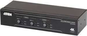 ATEN 2 x 2 True 4K HDMI Matrix Switch with Audio De-Embedder VM0202HB