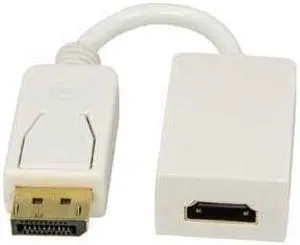 Unirise DPHDMI-ADPT Unirise Displayport Male to HDMI Female Adapter - DisplayPort/HDMI for Audio/Video Device - 1 x DisplayPort Male Digital Audio/Video - 1 x HDMI Female Digital Audio/Video - Gold