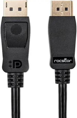 Rocstor Premium DisplayPort 1.2 Cable 4k 60Hz Y10C291B1