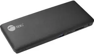 SIIG USB-C Triple Video MST Docking Station with PD JU-DK0R11-S1 Brown Box