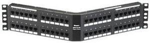 Panduit 48 Port Cat6 Angled Network Patch Panel DPA48688TGY