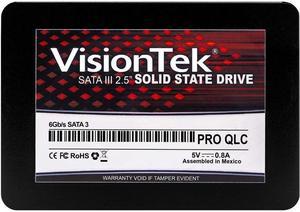 VisionTek Pro 2.5" 2TB SATA III 3D QLC Internal Solid State Drive (SSD) 901370