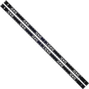 Tripp Lite SRVRTBARSGL 42U SmartRack Rack Enclosure Single-Width Vertical Equipment Management Bars, 42U, 1 Pair