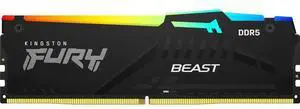 KINGSTON 8GB 5600MT/s DDR5 CL40 DIMM FURY Beast Black RGB KINGSTON 8GB 5600MT/s DDR5 CL40 DIMM FURY Beast Black RGB