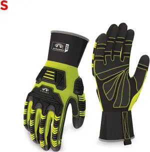 Pyramex GL802CRS Ultra Impact Series Max Duty & Cut Resistant Work Gloves, Small