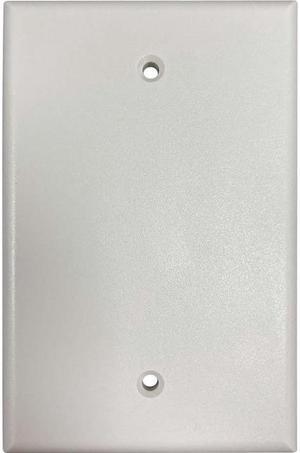 Tripp Lite Safe-IT Blank Wall Plate Antibacterial Ivory Matte TAA N042AB000IVM