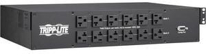 Tripp Lite PDUMNH30AT2 25-Outlets PDU Monitored - NEMA L5-30P - 24 x NEMA 5-15/20R, 1 x NEMA L5-30R - 120 V AC - Network (RJ-45) - 2U - Horizontal - Wall-mountable, Rack-mountable - TAA Compliant