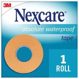 3M Nexcare 731 Absolute Waterproof First Aid Tape, Foam, 1" x 180", 1 Pack
