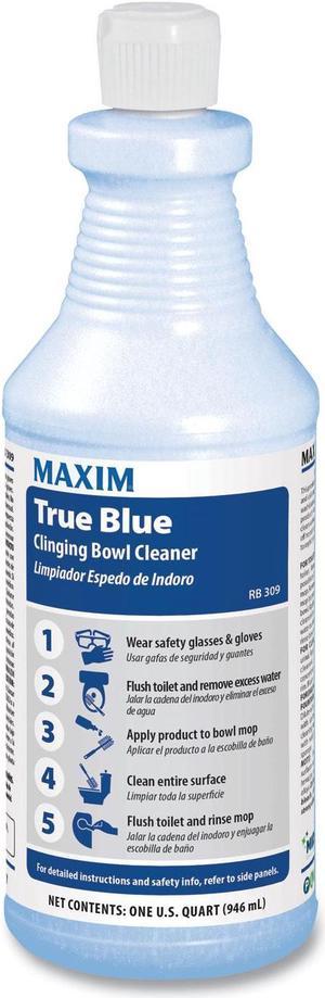 True Blue Clinging Bowl Cleaner, Mint Scent, 32 oz Bottle, 12