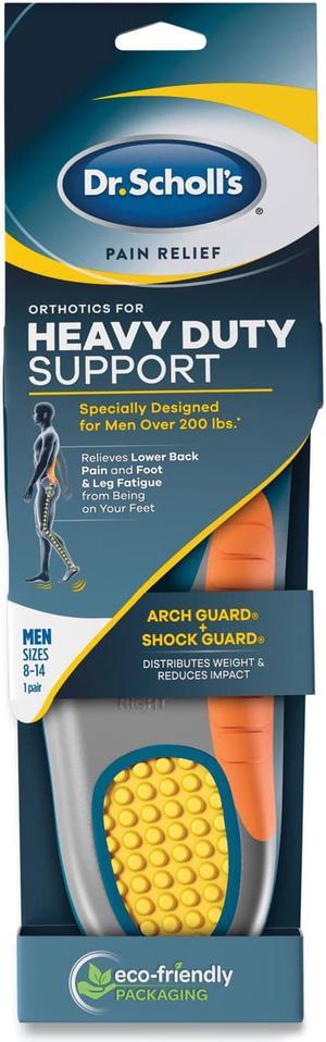 Dr. Scholl's Pain Relief Orthotics Heavy Duty Support Men Sizes 8-14 1 Pair