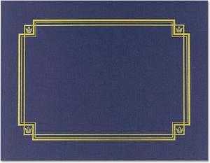 Great Papers Premium Textured Certificate Holder Navy 938903