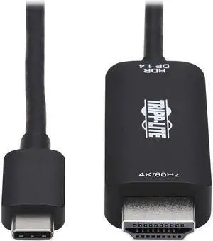 Tripp Lite U444-006-Hdr4be Usb-C To Hdmi Adapter Cable M/M Black 6 Ft.