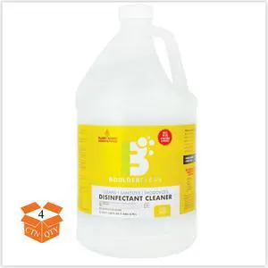 Disinfectant Cleaner Lemon Scent 128 oz Bottle 4/Carton 003137CT