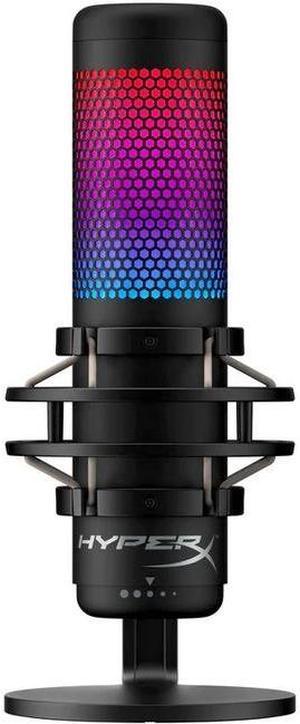 HyperX QuadCast S  USB Microphone BlackGrey  RGB Lighting