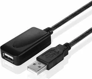 4xem 4X3302A17M 22.97 ft. (7.0m) Black Active USB 3.0 Extension Cable