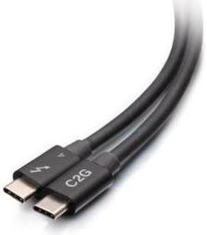 C2G 1.5ft Thunderbolt 4 USB C Cable - USB C to USB C - 40Gbps - M/M