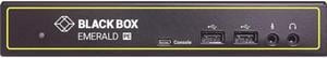 Black Box EMD2002PE-R-P KVM Extender Receiver with Virtual Machine Access - Dual-Monitor, PoE, DVI-D, V-USB 2.0, Audio