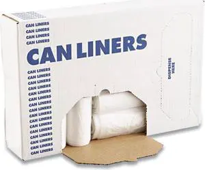 Boardwalk High Density Coreless Rolls 45 gal Natural 250 Bags BWKRH4048S