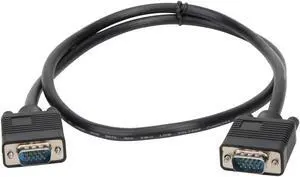 Inland VGA Male to VGA Male Video Cable 3 ft. - Black