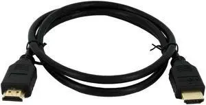 Inland 6ft HDMI 24k Gold Plated Premium High Speed Cable M/M Black