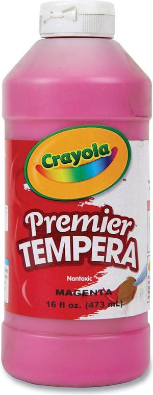 Crayola Premier Tempera Paint Magenta 16 oz Bottle 541216069